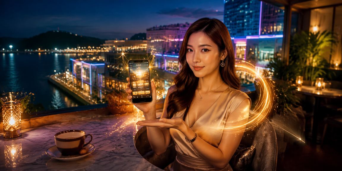 Pengguna bento4d Malaysia menggunakan telefon untuk tuntut bonus selamat datang
